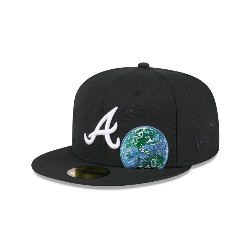 Atlanta Braves Global 59FIFTY Fitted Hat sold by New Era