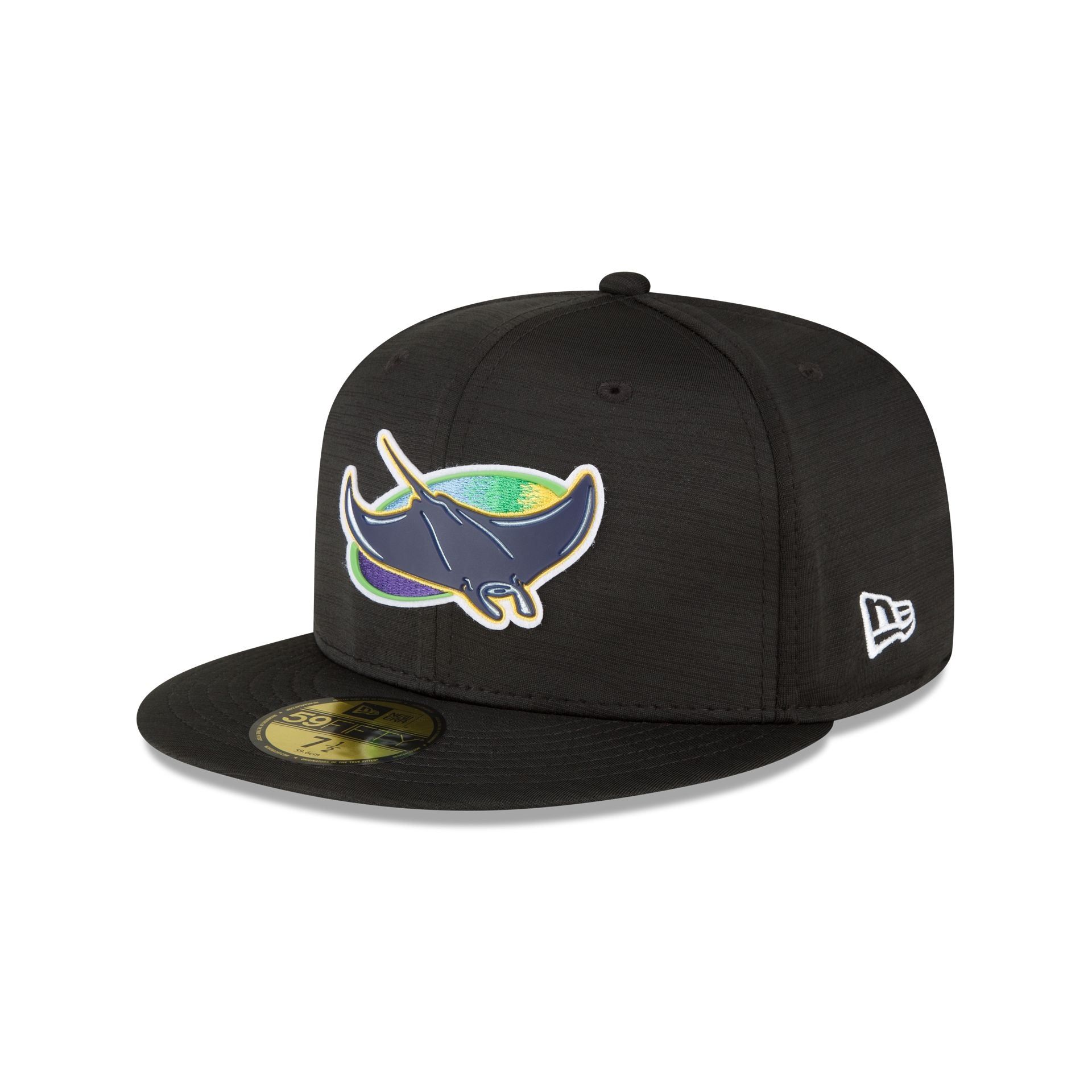 Tampa Bay Rays 2023 Clubhouse Black 59FIFTY Fitted Hat sold by New Era