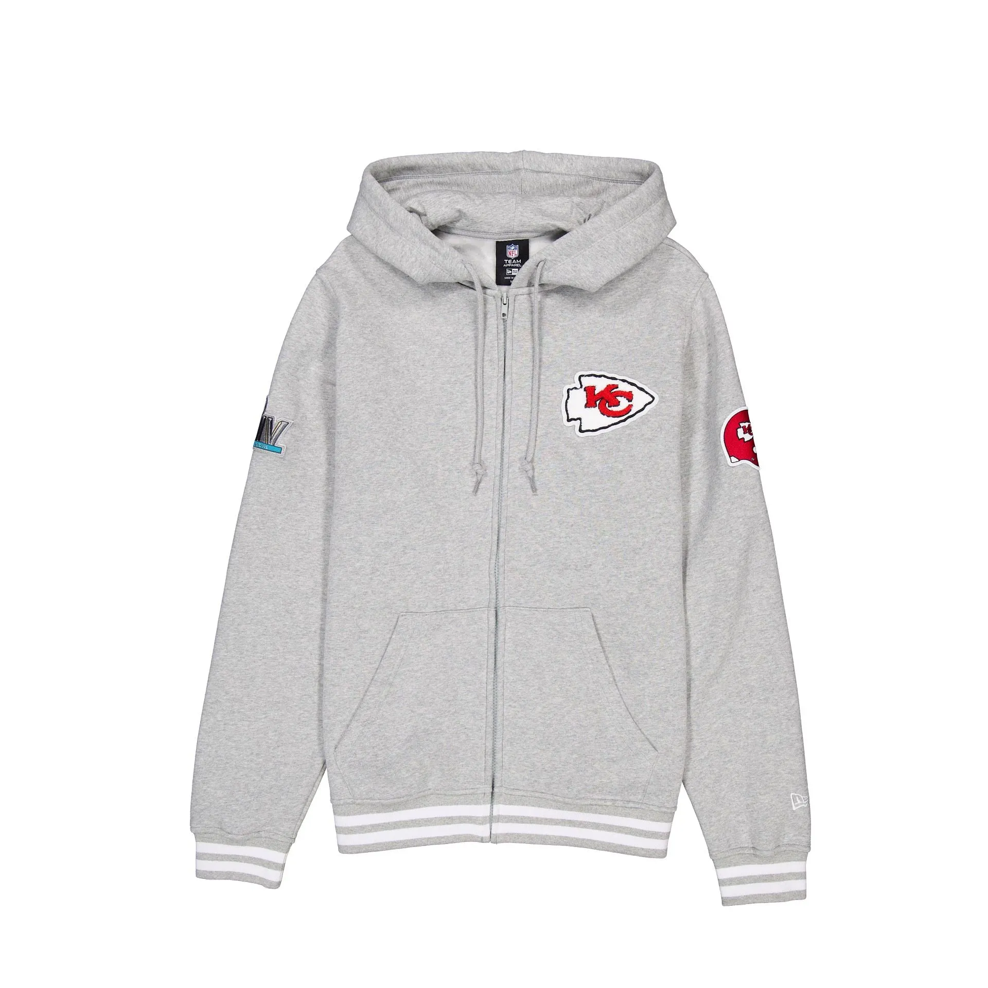Kansas City Chiefs Gray Logo Select Full-Zip Hoodie sold by New Era product image thumbnail 2