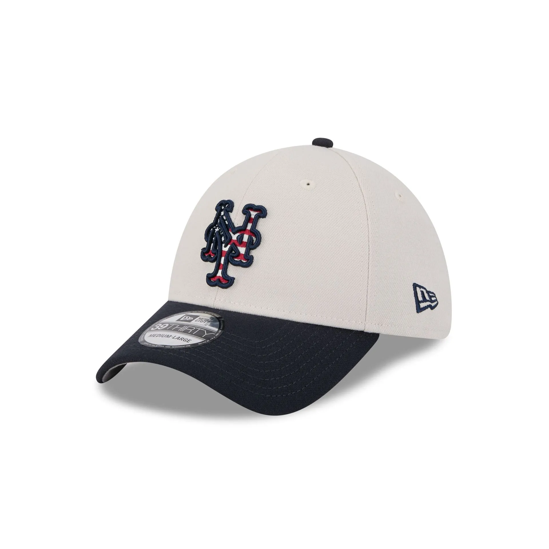 New York Mets Independence Day 2024 39THIRTY Stretch Fit Hat sold by New Era product image thumbnail 3