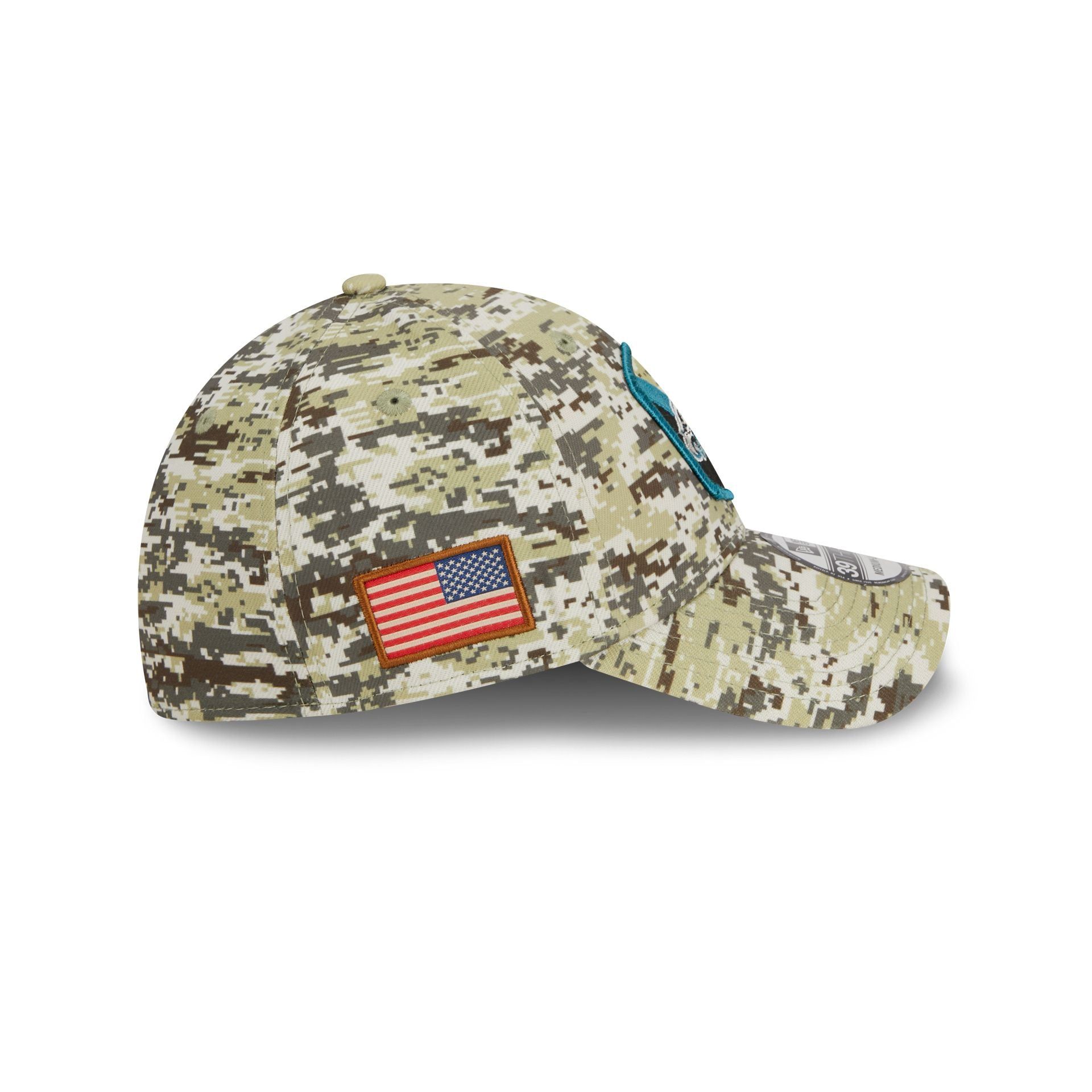 Philadelphia Eagles 2023 Salute to Service Camo 39THIRTY Stretch Fit Hat sold by New Era product image thumbnail 4