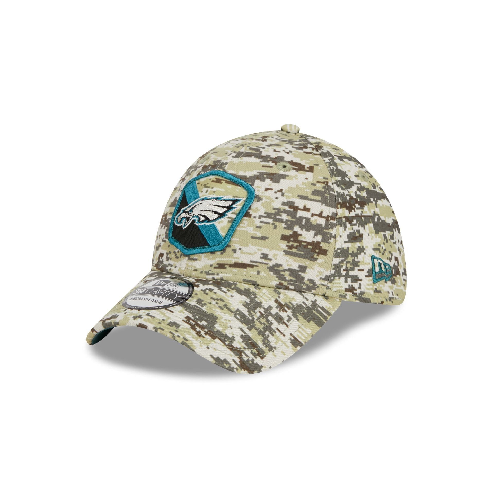 Philadelphia Eagles 2023 Salute to Service Camo 39THIRTY Stretch Fit Hat sold by New Era product image thumbnail 3