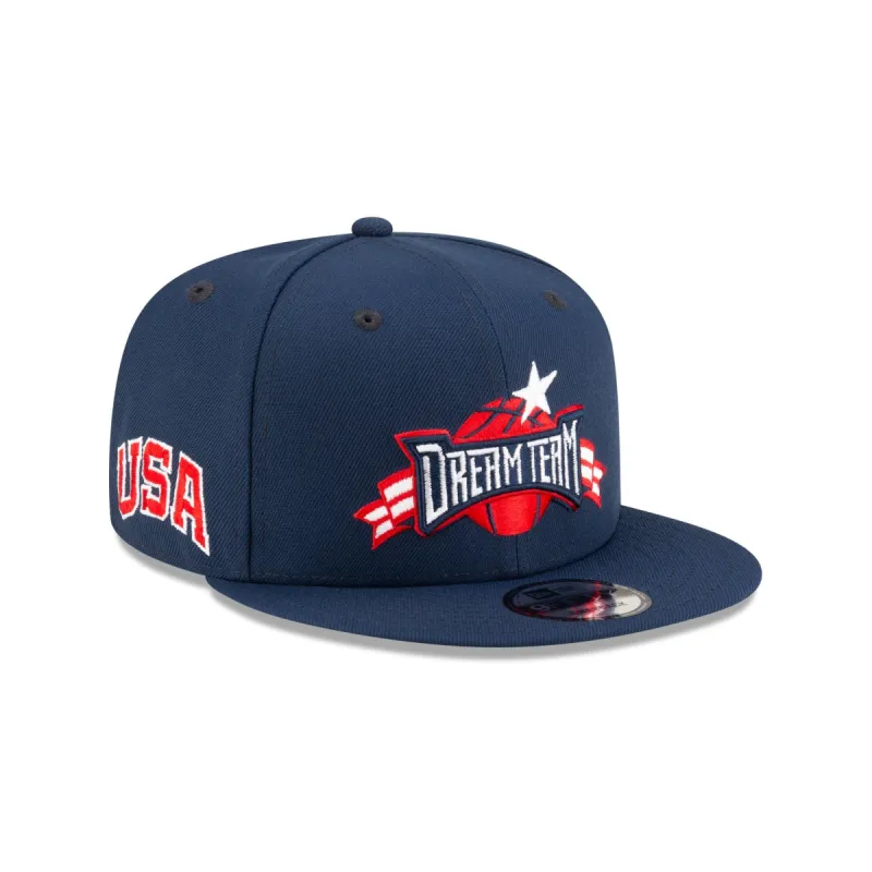 USA Basketball Navy 9FIFTY Snapback Hat sold by New Era