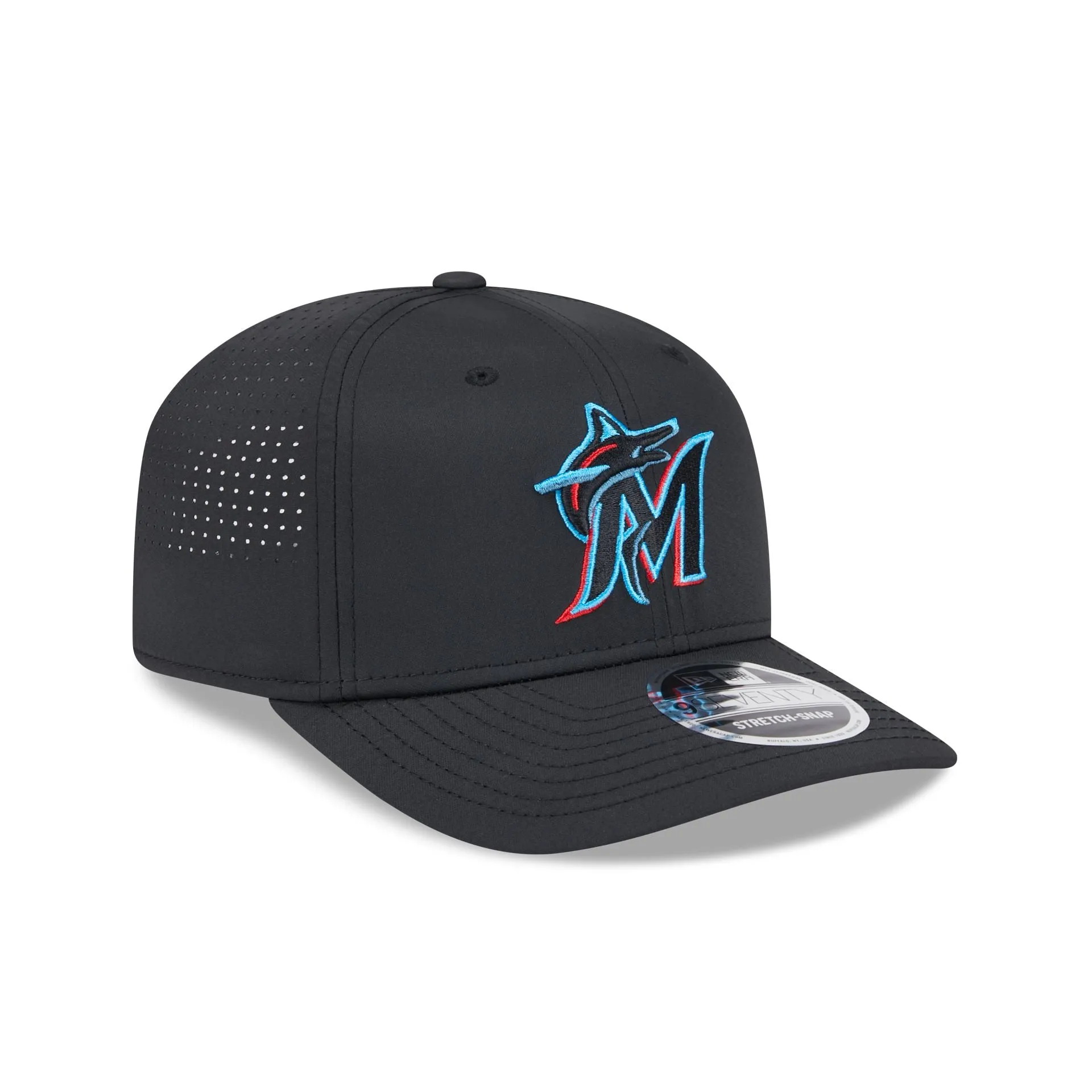 Miami Marlins Perform 9SEVENTY Stretch-Snap Hat sold by New Era product image thumbnail 3