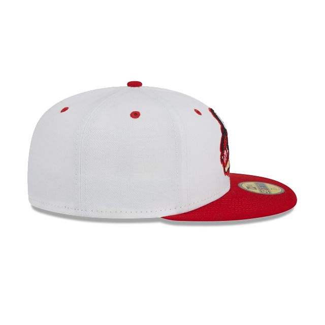 Lehigh Valley IronPigs Theme Night White 59FIFTY Fitted Hat sold by New Era product image thumbnail 5