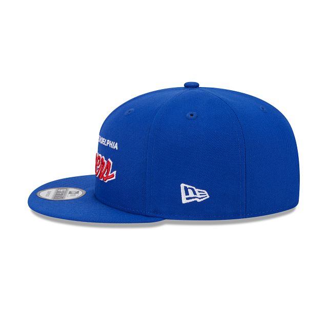 Philadelphia 76ers Script 9FIFTY Snapback Hat sold by New Era product image thumbnail 5