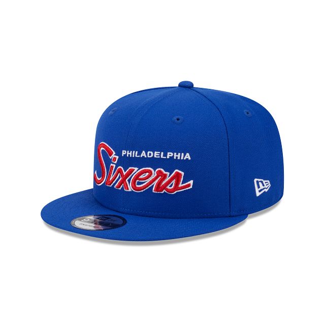 Philadelphia 76ers Script 9FIFTY Snapback Hat sold by New Era product image thumbnail 3