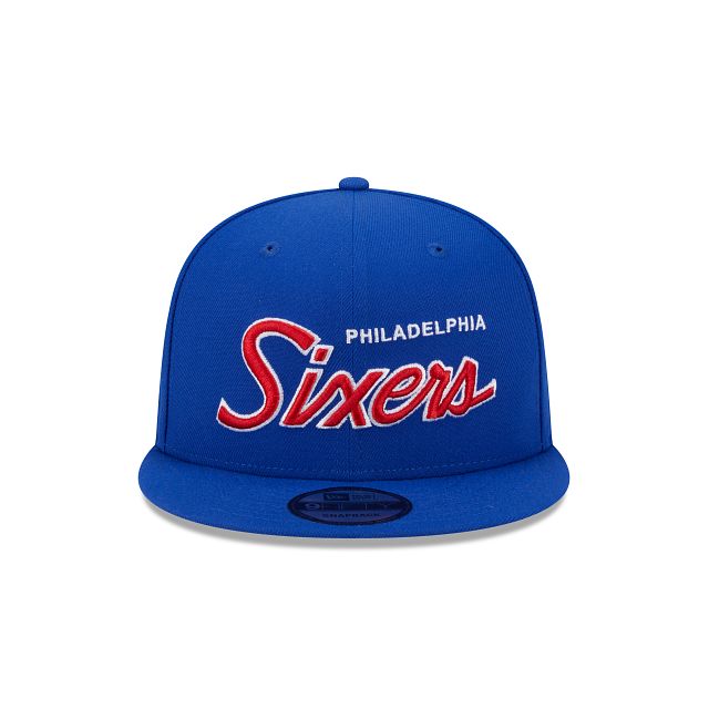 Philadelphia 76ers Script 9FIFTY Snapback Hat sold by New Era product image thumbnail 2