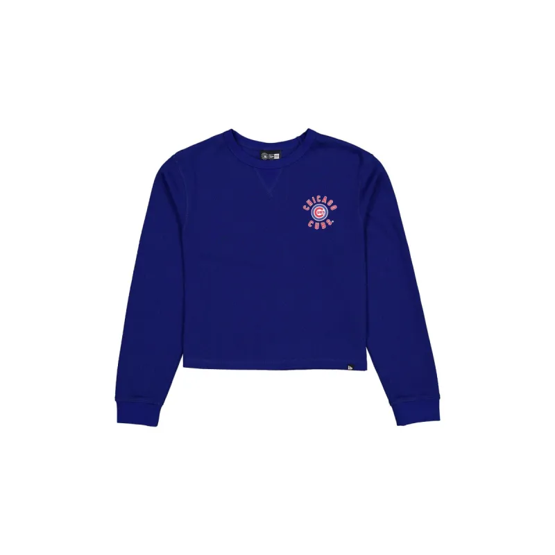 Chicago Cubs Sport Night T-Shirt Women's Long Sleeve sold by New Era