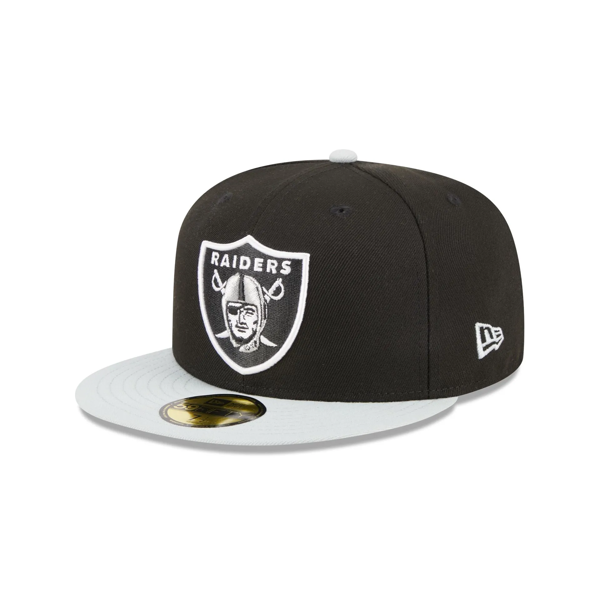 Las Vegas Raiders Throwback Hidden 59FIFTY Fitted Hat sold by New Era product image thumbnail 3
