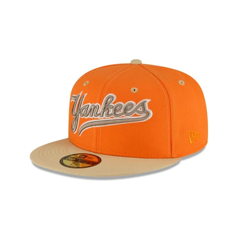 Just Caps Orange Popsicle New York Yankees 59FIFTY Fitted Hat sold by New Era