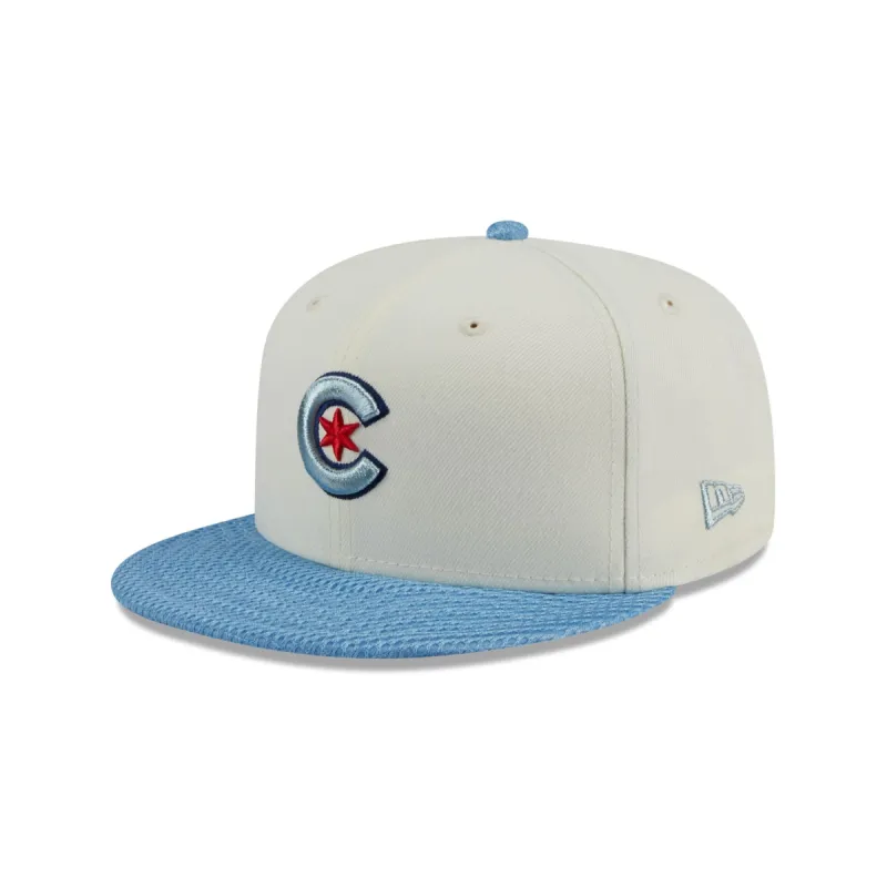 Chicago Cubs City Mesh 59FIFTY Fitted Hat sold by New Era
