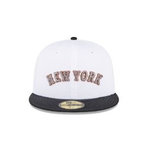 Just Caps Optic White New York Mets 59FIFTY Fitted Hat sold by New Era