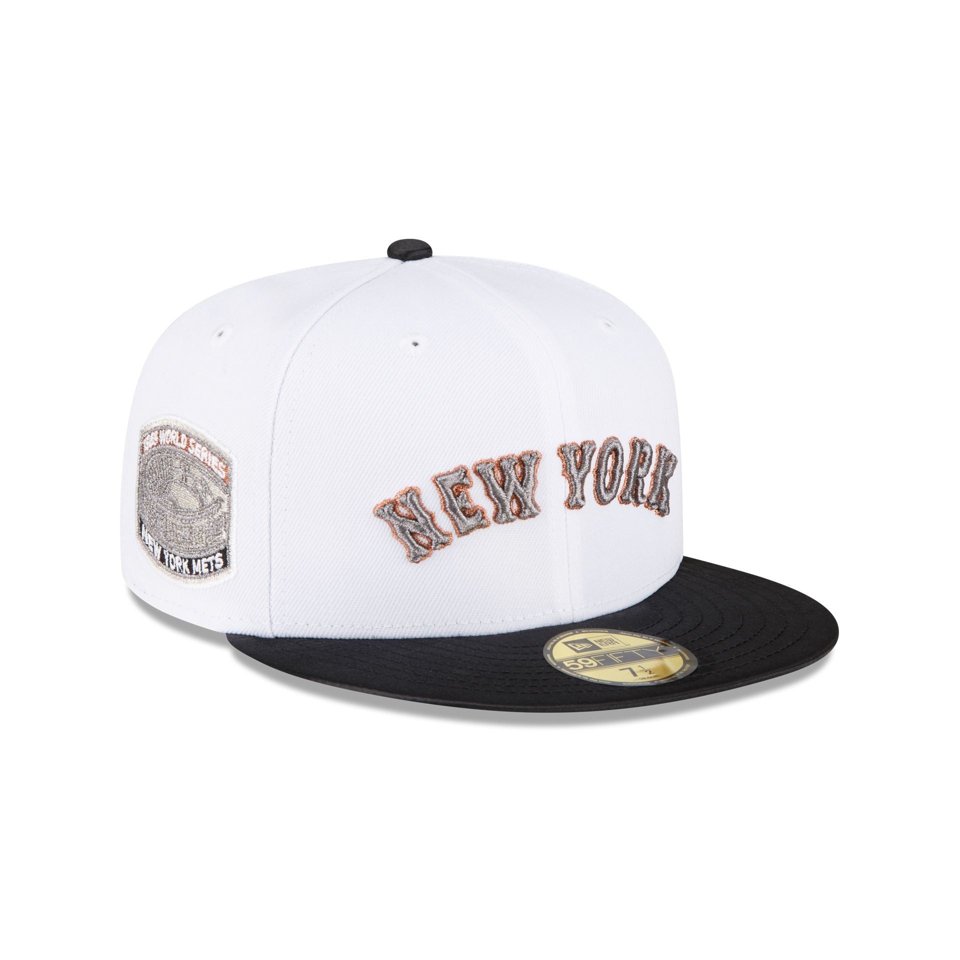 Just Caps Optic White New York Mets 59FIFTY Fitted Hat sold by New Era