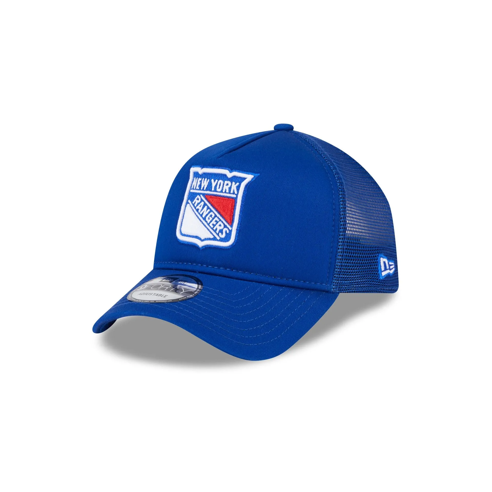 New York Rangers 9FORTY A-Frame Trucker Hat sold by New Era