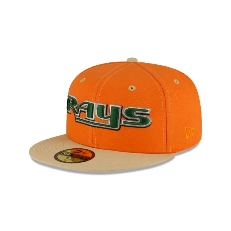 Just Caps Orange Popsicle Tampa Bay Rays 59FIFTY Fitted Hat sold by New Era