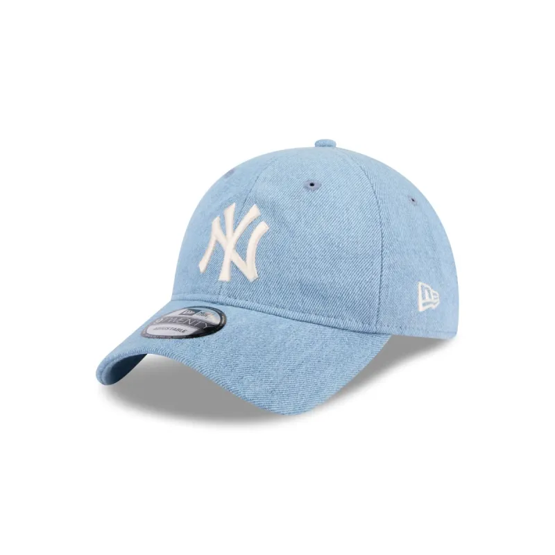 New York Yankees Washed Denim 9TWENTY Adjustable Hat sold by New Era