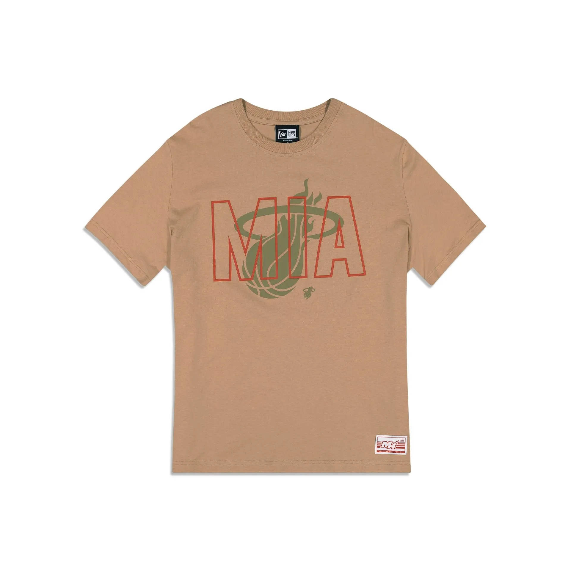 Miami Heat 2023 City Edition Tan T-Shirt sold by New Era product image thumbnail 2