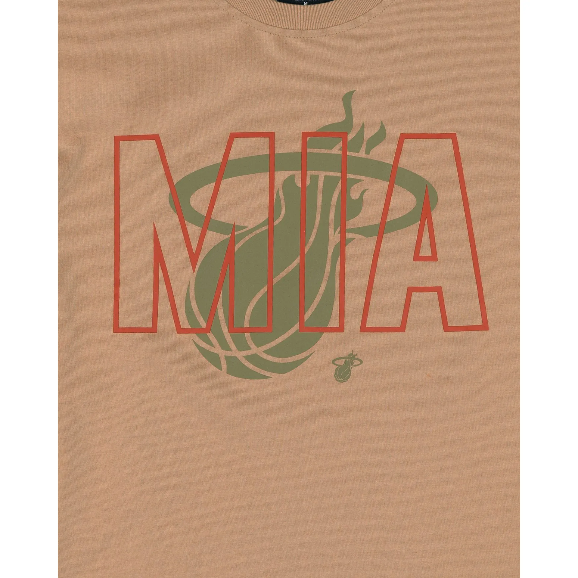 Miami Heat 2023 City Edition Tan T-Shirt sold by New Era product image thumbnail 4