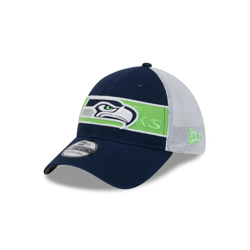Seattle Seahawks Banded 39THIRTY Stretch Fit Hat sold by New Era