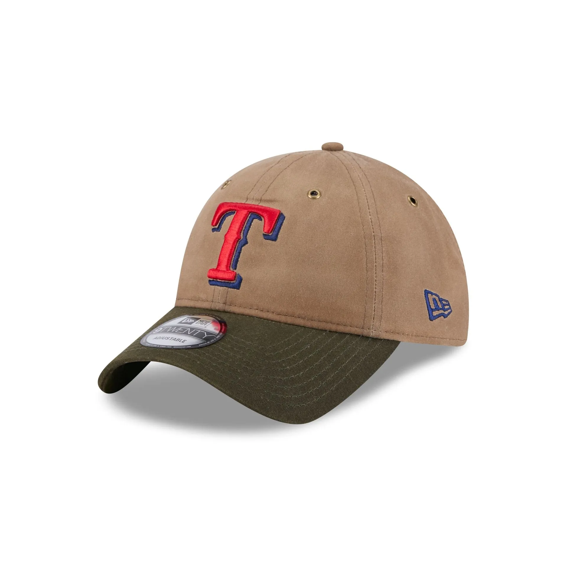 Texas Rangers Wax Canvas 9TWENTY Adjustable Hat sold by New Era