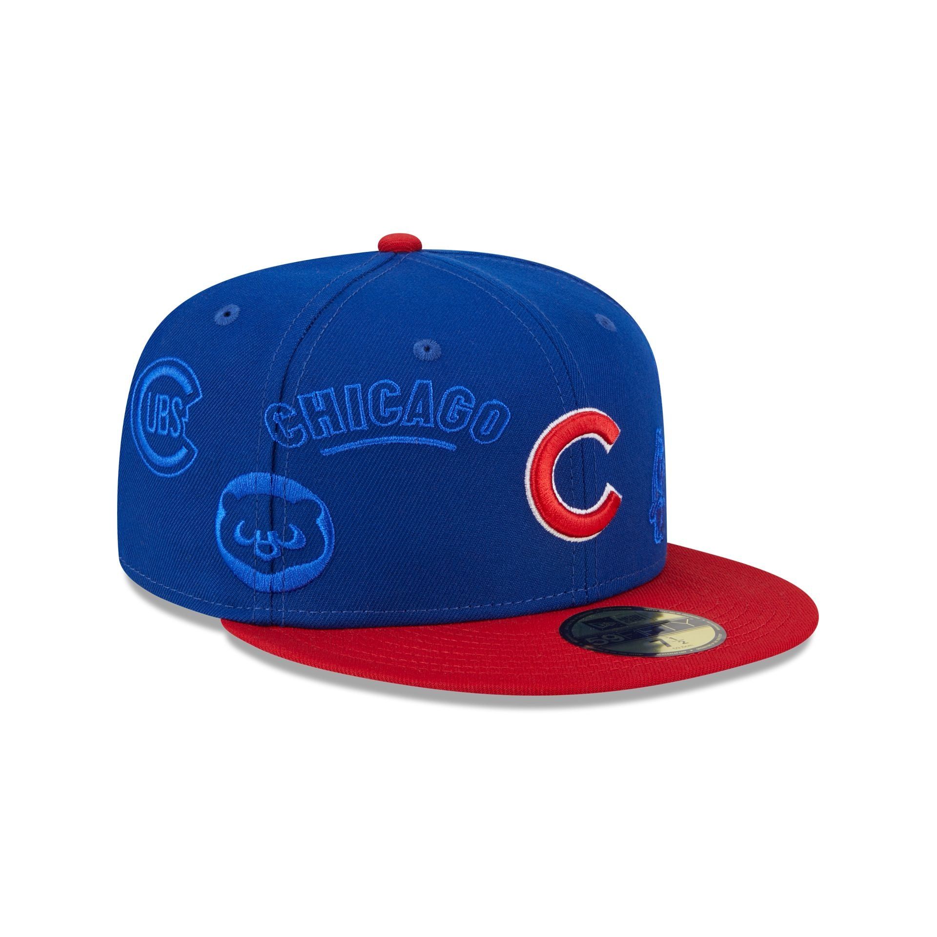 Chicago Cubs Multi Logo 59FIFTY Fitted Hat sold by New Era product image thumbnail 3