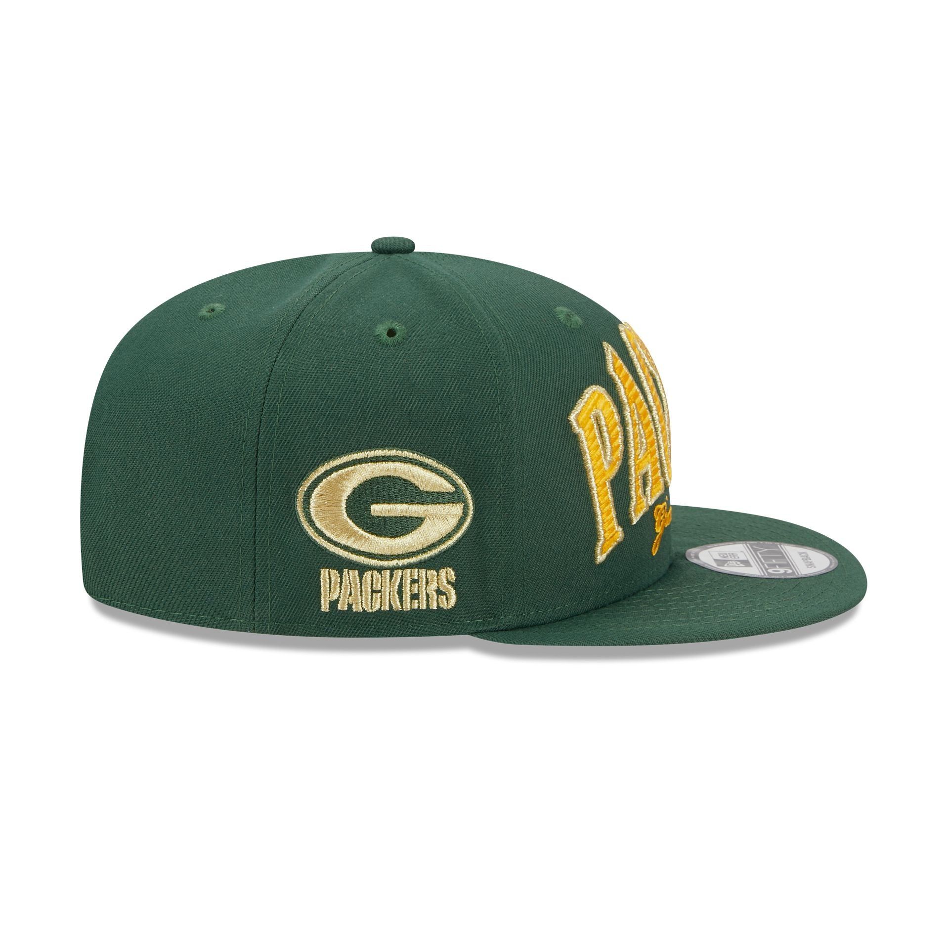 Green Bay Packers Throwback 9FIFTY Snapback Hat sold by New Era product image thumbnail 4
