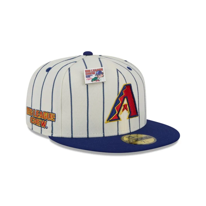 Big League Chew X Arizona Diamondbacks Pinstripe 59FIFTY Fitted Hat sold by New Era