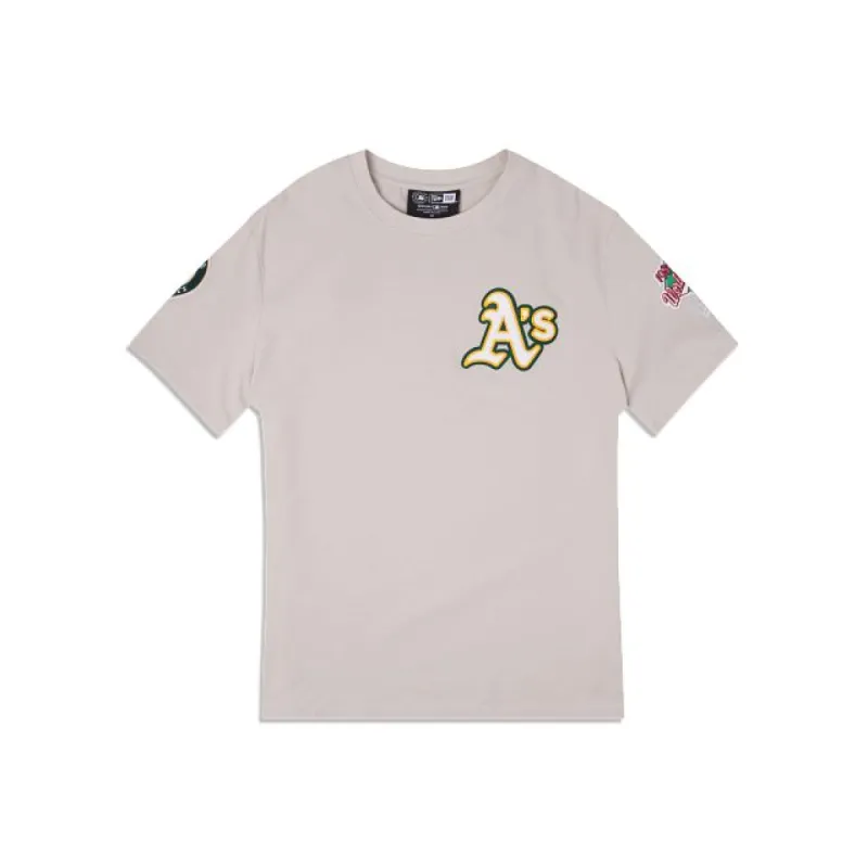 Oakland Athletics Logo Select Chrome T-Shirt sold by New Era