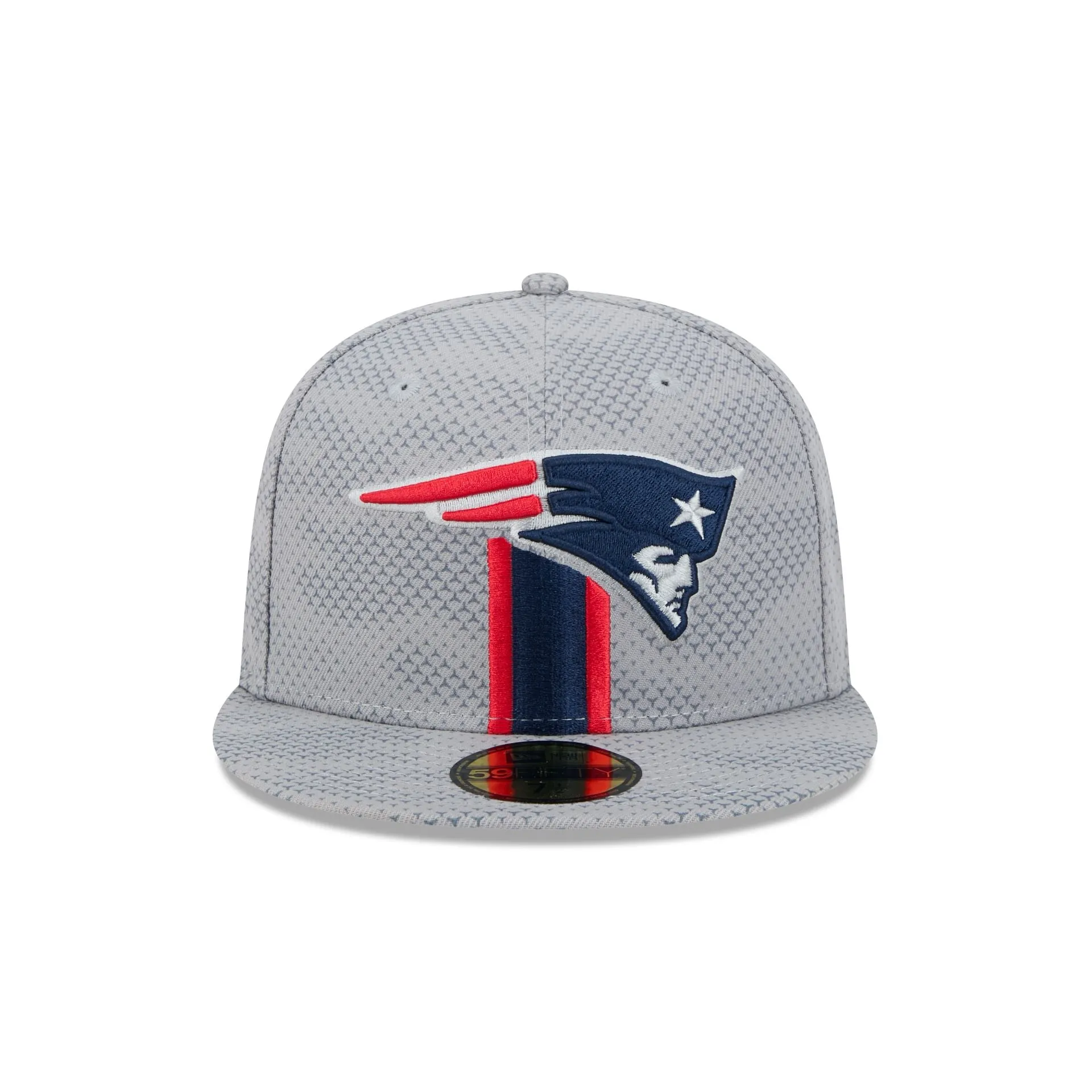 New England Patriots 2024 Sideline Gray 59FIFTY Fitted Hat sold by New Era product image thumbnail 2
