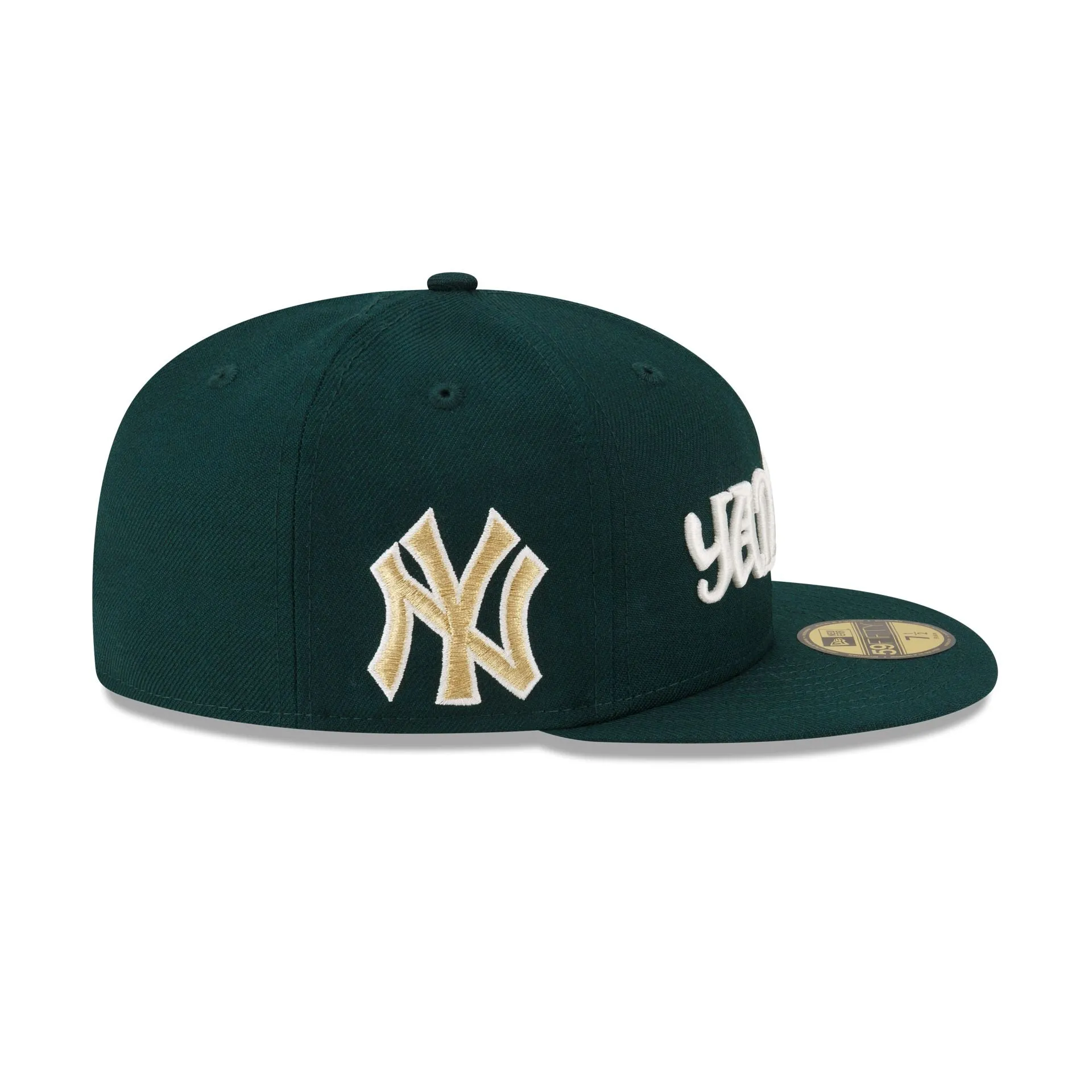 Just Caps Dark Green Wool New York Yankees 59FIFTY Fitted Hat sold by New Era product image thumbnail 4