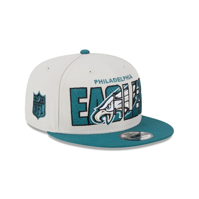 Philadelphia Eagles 2023 Draft 9FIFTY Snapback Hat sold by New Era
