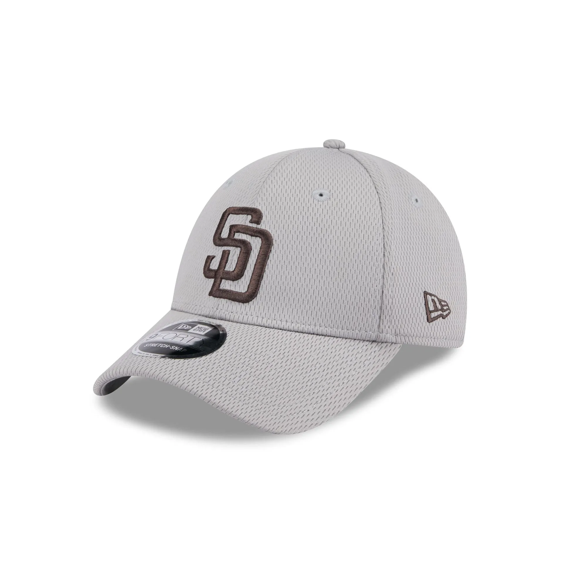 San Diego Padres Gray 9FORTY Stretch-Snap Hat sold by New Era