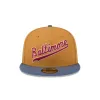 Baltimore Orioles Panama Tan 9FIFTY Snapback Hat sold by New Era