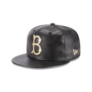 Brooklyn Dodgers Leather 59FIFTY Fitted Hat sold by New Era