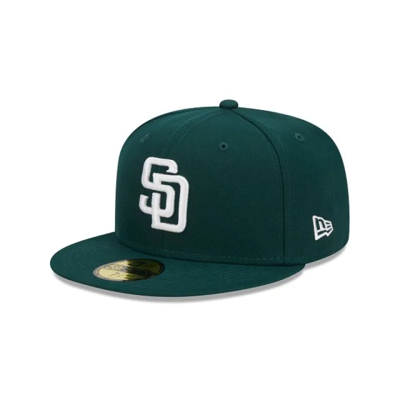 San Diego Padres Green 59FIFTY Fitted Hat sold by New Era
