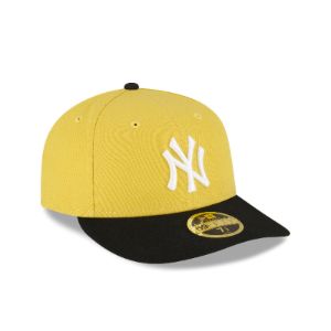 New York Yankees Chartreuse Crown Low Profile 59FIFTY Fitted Hat sold by New Era