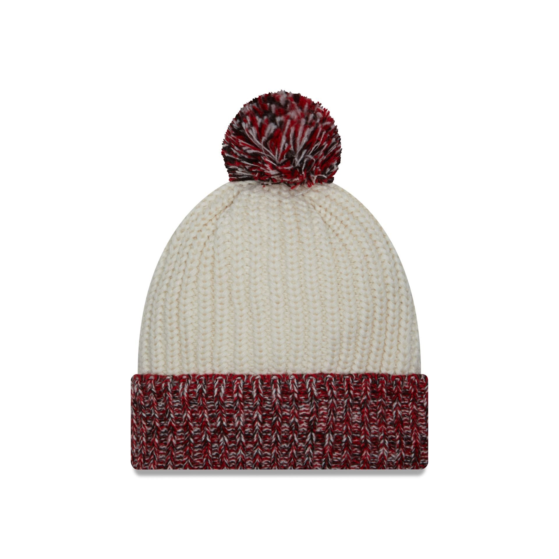San Francisco 49ers Throwback Women's Pom Knit Hat sold by New Era product image thumbnail 2