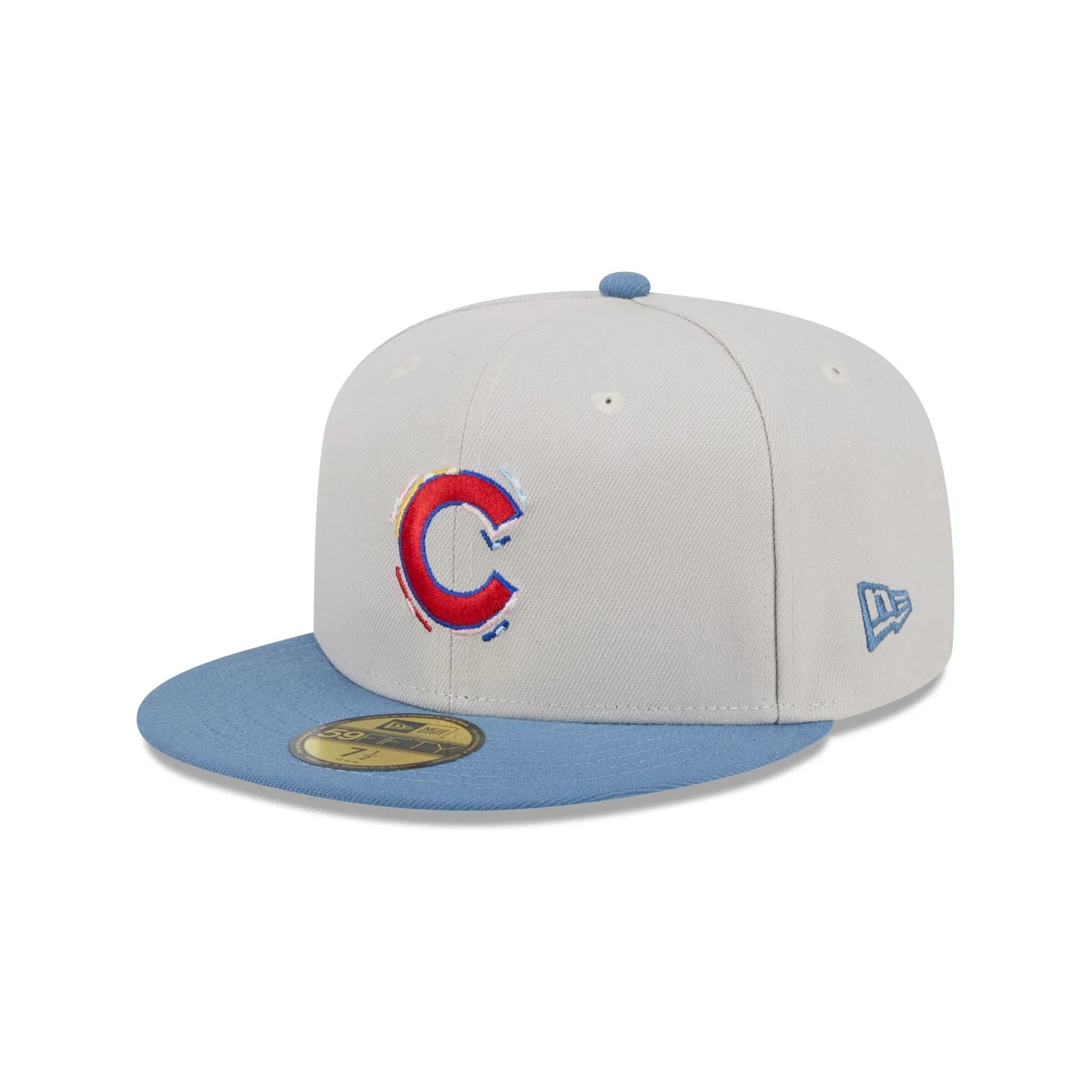 Chicago Cubs Color Brush 59FIFTY Fitted Hat sold by New Era product image thumbnail 3