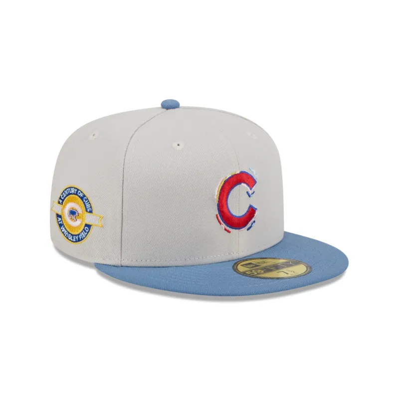 Chicago Cubs Color Brush 59FIFTY Fitted Hat sold by New Era