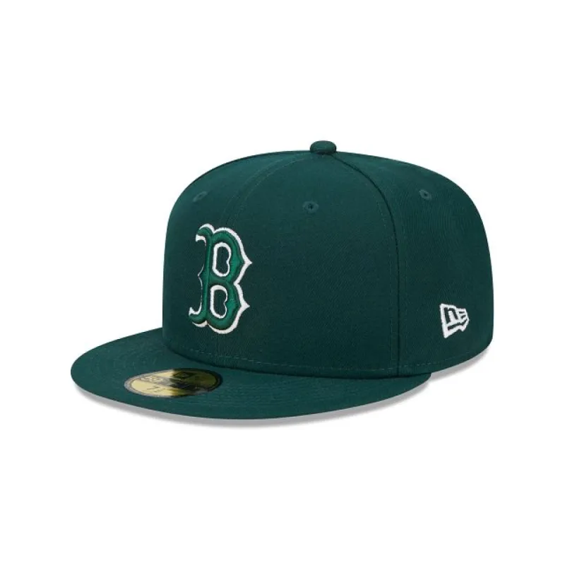 Boston Red Sox Green 59FIFTY Fitted Hat sold by New Era