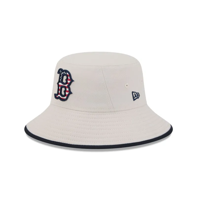 Boston Red Sox Independence Day 2024 Stretch Bucket Hat sold by New Era