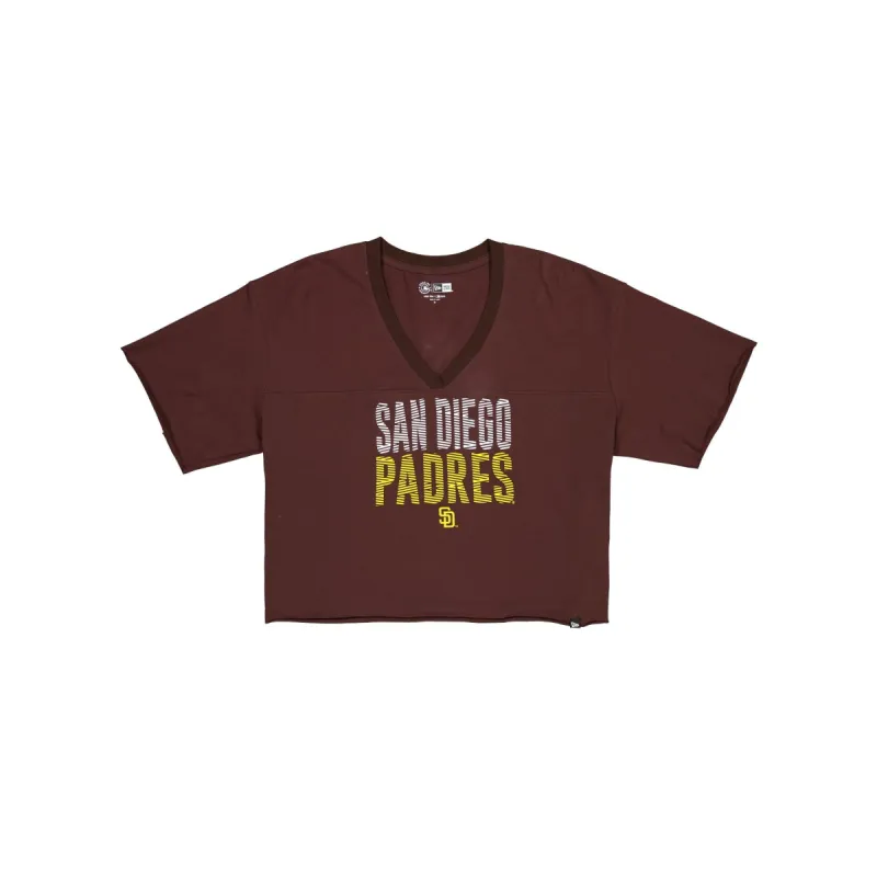 San Diego Padres Active Women's V-Neck T-Shirt sold by New Era