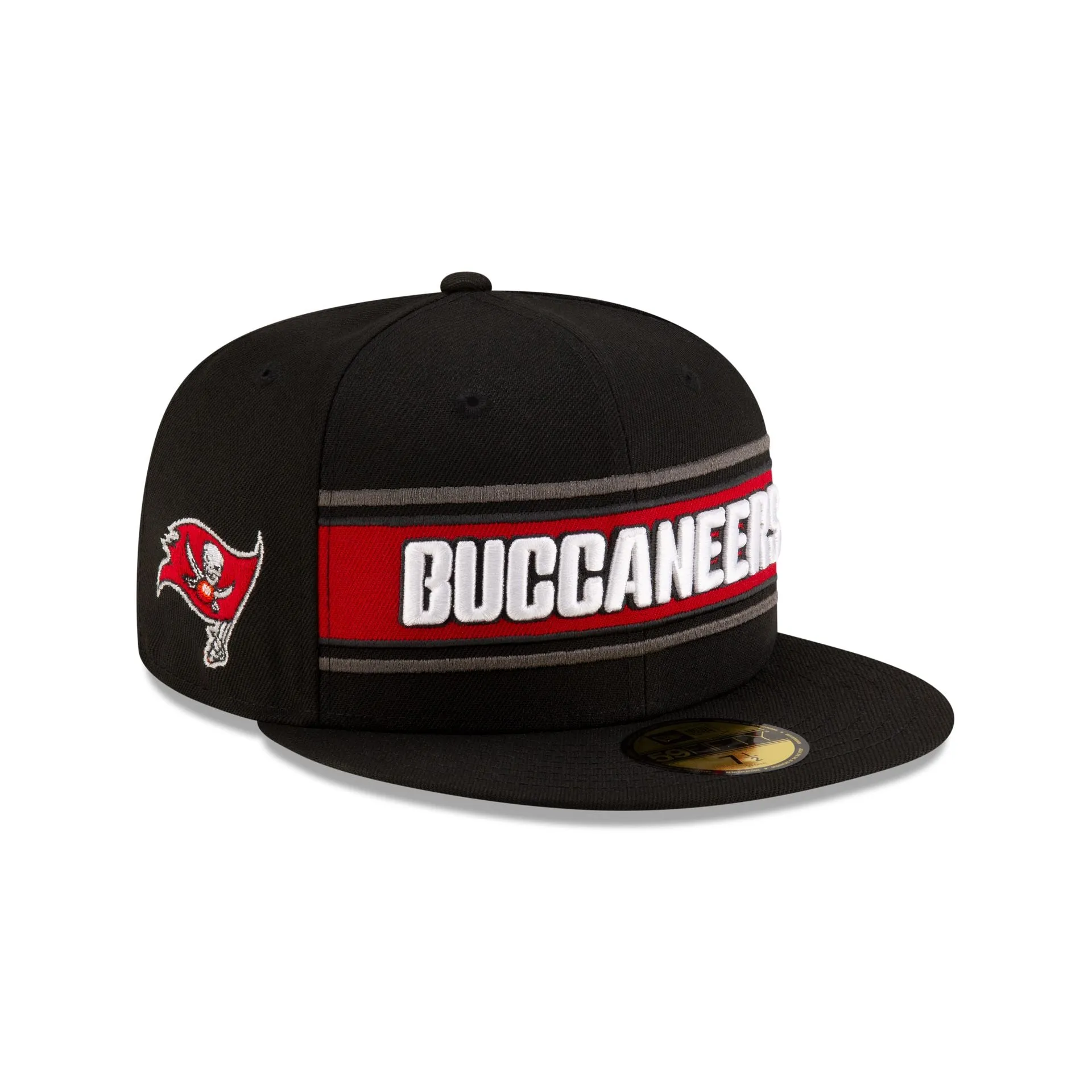 Tampa Bay Buccaneers 2024 Sideline Black 59FIFTY Fitted Hat sold by New Era