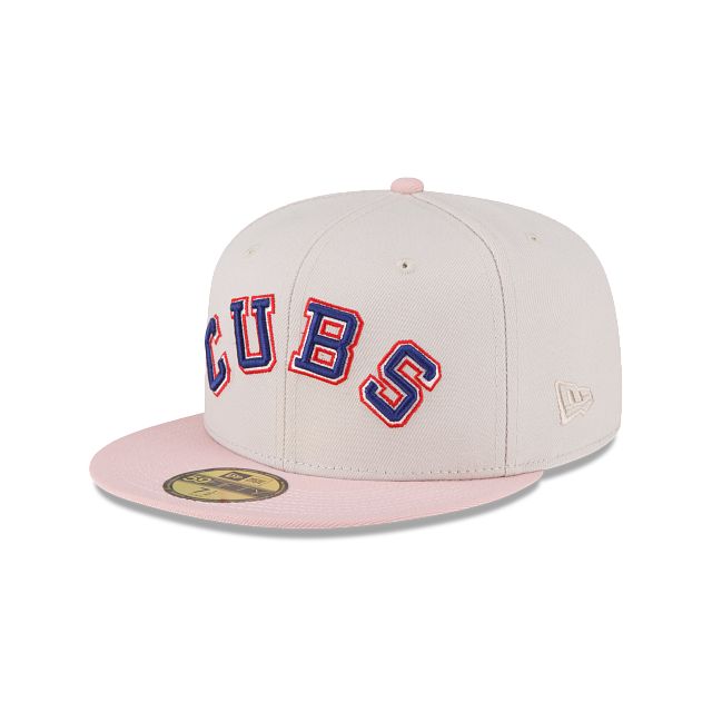 Just Caps Stone Pink Chicago Cubs 59FIFTY Fitted Hat sold by New Era product image thumbnail 3