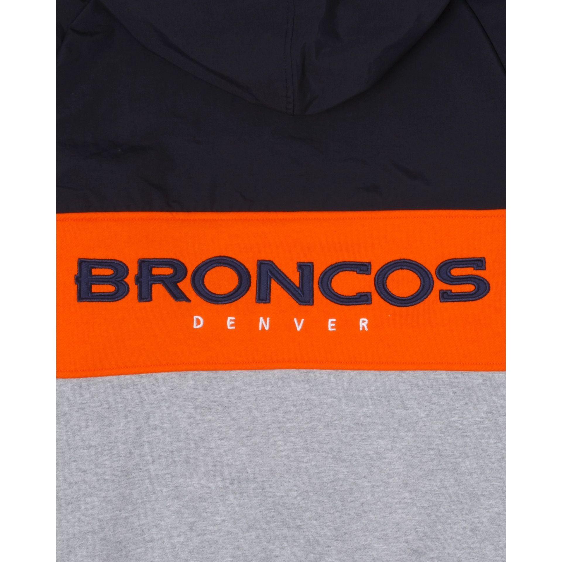 Denver Broncos Throwback Quarter Zip Hoodie sold by New Era product image thumbnail 5
