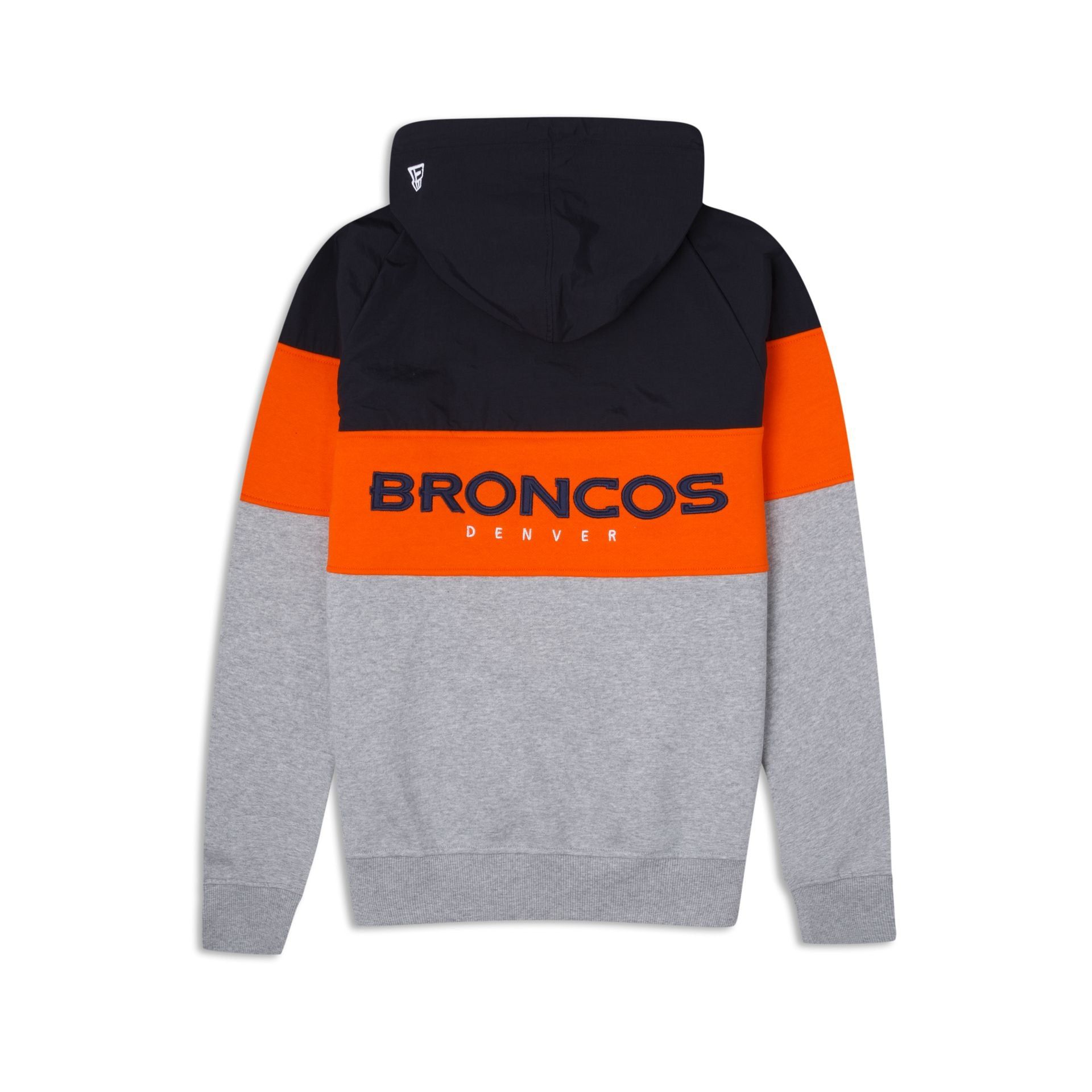 Denver Broncos Throwback Quarter Zip Hoodie sold by New Era product image thumbnail 3