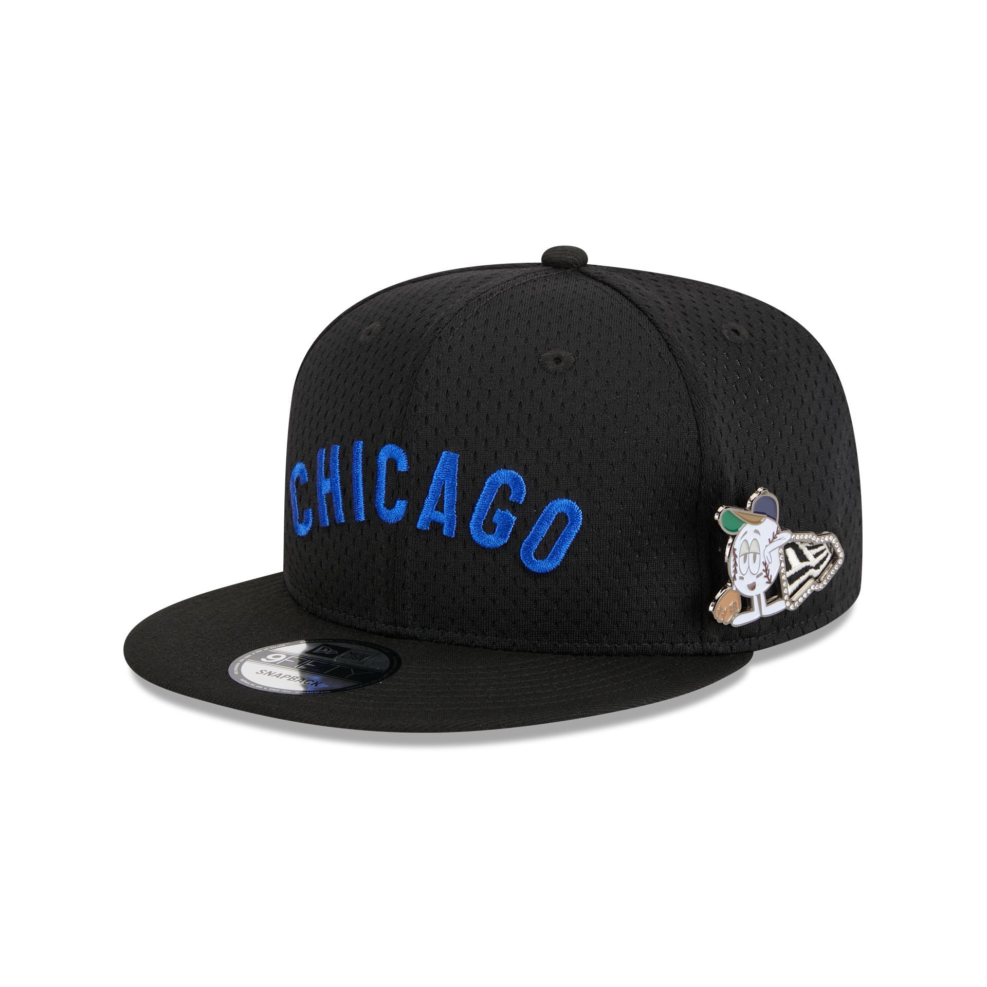 Chicago Cubs Post-Up Pin 9FIFTY Snapback Hat sold by New Era
