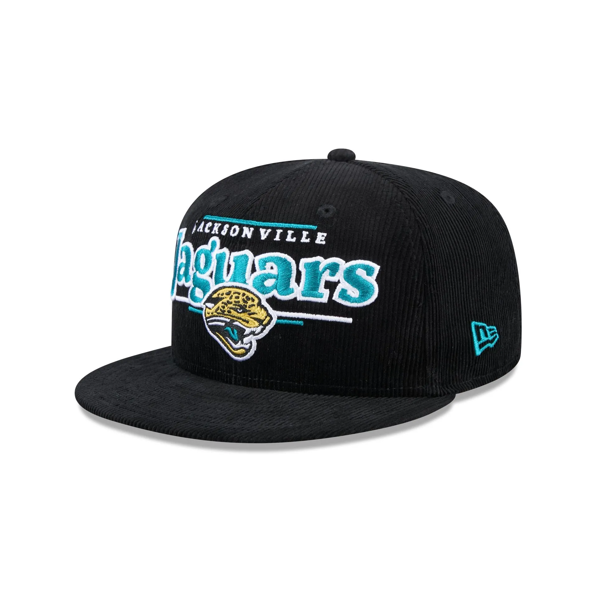 Jacksonville Jaguars Throwback Display 9FIFTY Snapback Hat sold by New Era