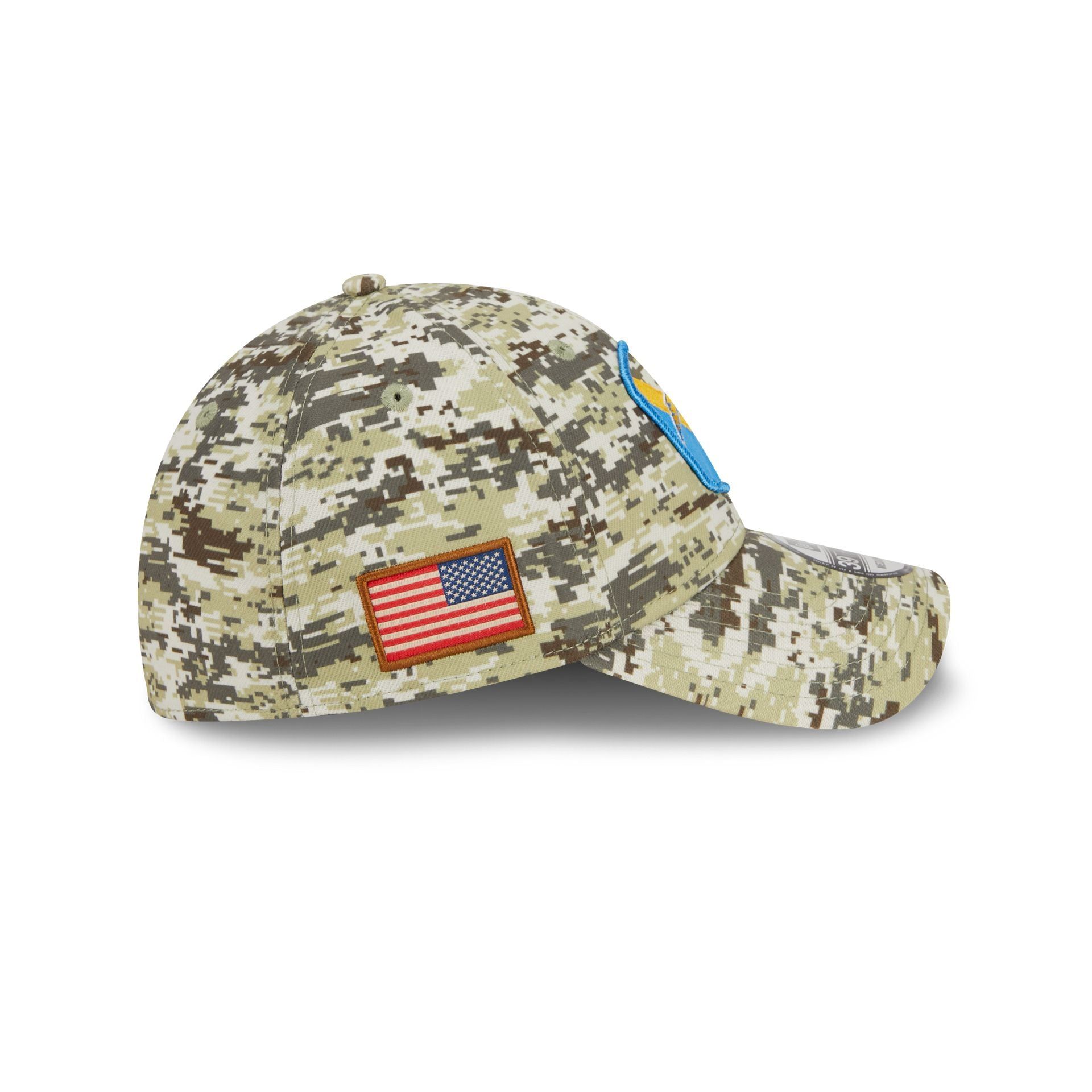 Los Angeles Chargers 2023 Salute to Service Camo 39THIRTY Stretch Fit Hat sold by New Era product image thumbnail 4